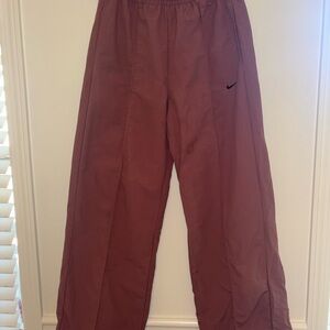 Nike Maroon Track Pants Adjustable